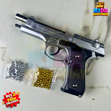 M92 Beretta BB Toy Gun- Silver