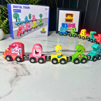 Educational Wooden Train