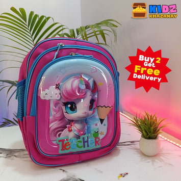 Unicorn 3D School Bag