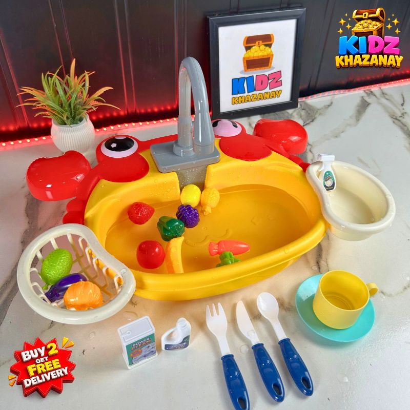 Crab Kitchen Sink Toy