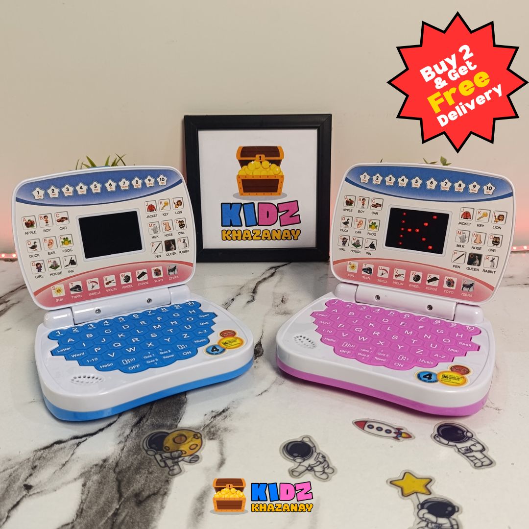 LED Display Mini Laptop Toy