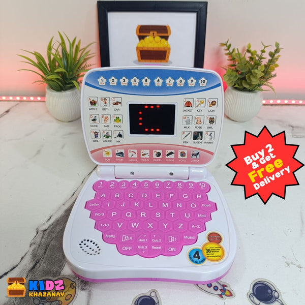 LED Display Mini Laptop Toy