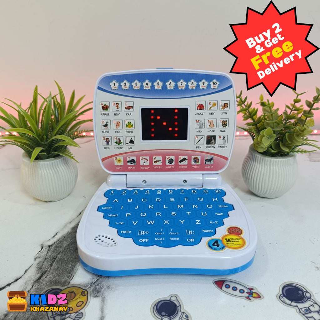 LED Display Mini Laptop Toy