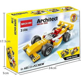 3 in 1  Racer Car Brick Toy | Activity Toy