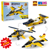 Architect Airplane Brick Toy 3 in 1 | Activity Toy