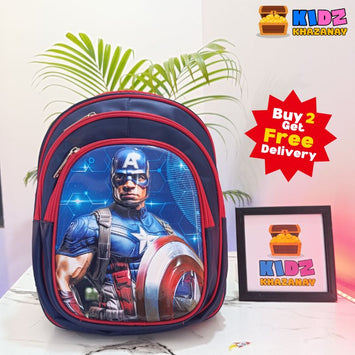 Captain America School Bag