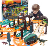 Dinosaur Car Track Set for Kids