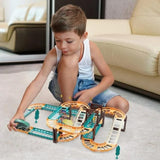 Dinosaur Car Track Set for Kids