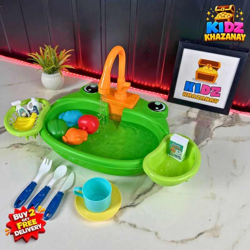 Animal Kitchen Sink Toy with Running Water