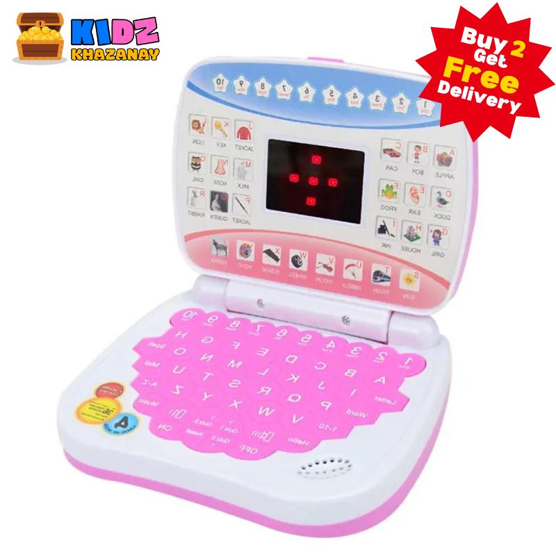 LED Display Mini Laptop Toy