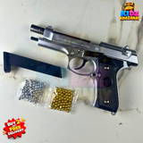 M92 Beretta BB Toy Gun- SIlver