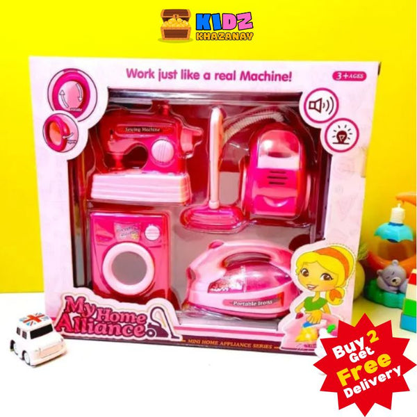 Realistic Household Appliances Toy Set