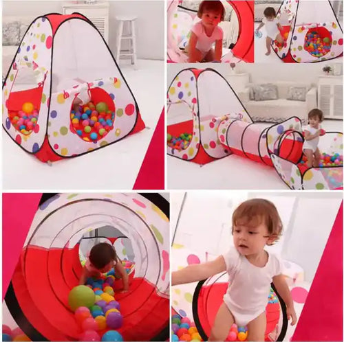 3 in 1 Foldable Tunnel Tent House
