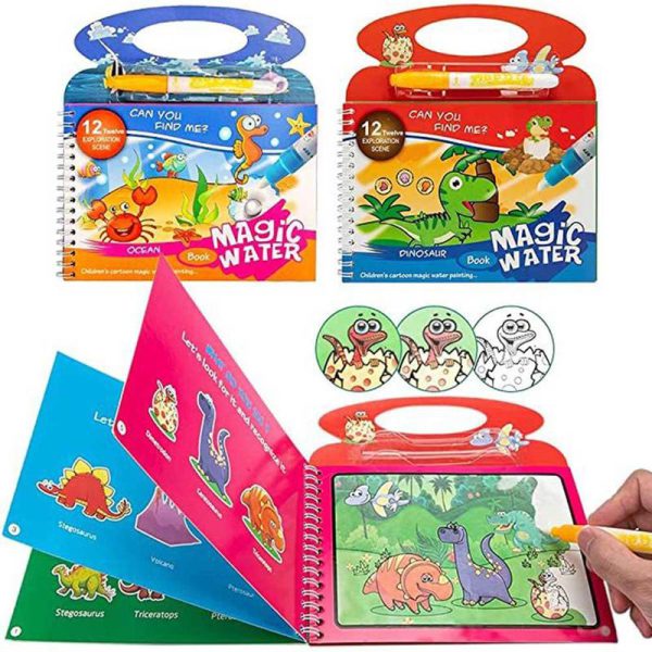 Magic Water Drawing Book