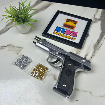 M92 Beretta BB Toy Gun- SIlver
