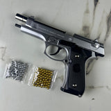 M92 Beretta BB Toy Gun- SIlver