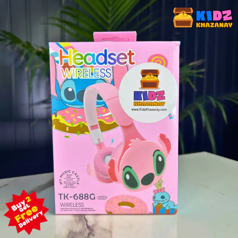 Kids Cartoon Wireless Headset