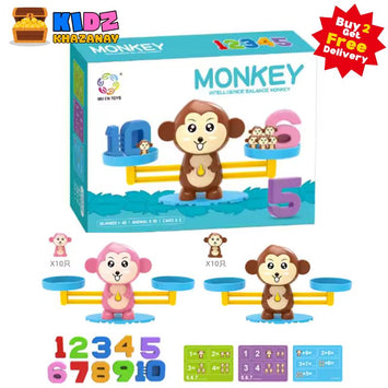 Monkey Balance Toy with Numbers