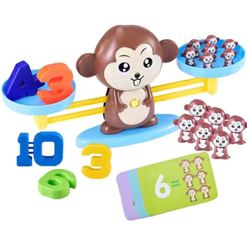 Monkey Balance Toy with Numbers