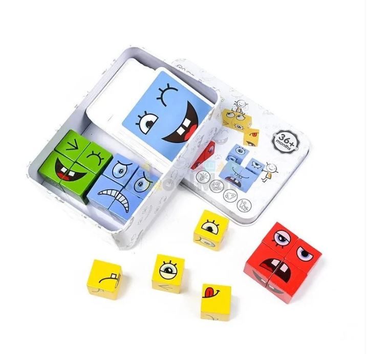Expression Puzzle Blocks Game
