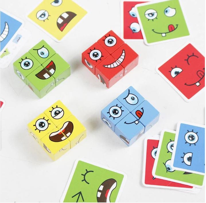 Expression Puzzle Blocks Game