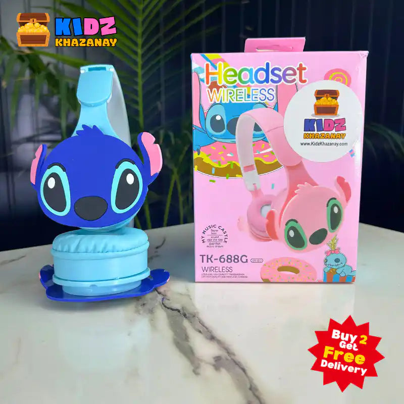 Kids Cartoon Wireless Headset