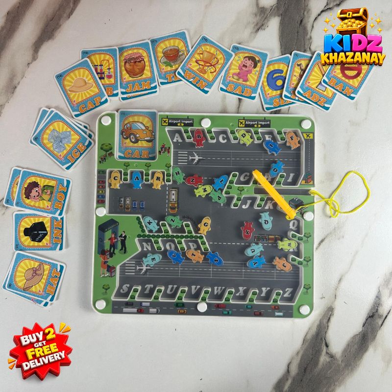 Magnetic Alphabet Maze Board