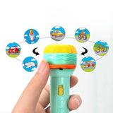 Mini Flashlight Projector Slide Toy