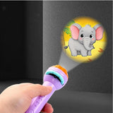 Mini Flashlight Projector Slide Toy